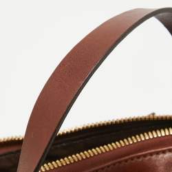 Pre Owned Chloe Brown Leather Kerala Dome Satchel