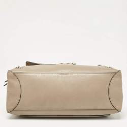 Chloe Beige Leather and Suede Medium Faye Day Top Handle Bag