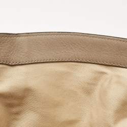 Chloe Beige Leather and Suede Medium Faye Day Top Handle Bag