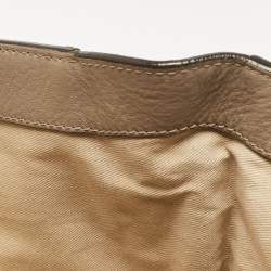 Chloe Beige Leather and Suede Medium Faye Day Top Handle Bag