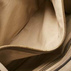 Chloe Beige Leather and Suede Medium Faye Day Top Handle Bag