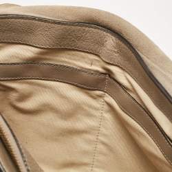 Chloe Beige Leather and Suede Medium Faye Day Top Handle Bag