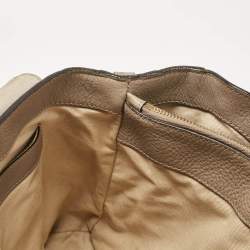 Chloe Beige Leather and Suede Medium Faye Day Top Handle Bag