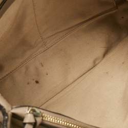 Chloe Beige Leather and Suede Medium Faye Day Top Handle Bag