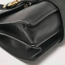 Pre Owned Chloe Black Leather Aby Day Top Handle Bag