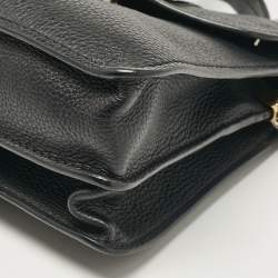 Pre Owned Chloe Black Leather Aby Day Top Handle Bag