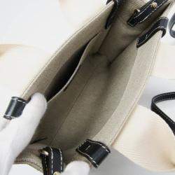 Chloe Neutrals Canvas and Leather Tote Bag