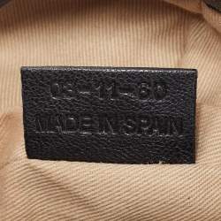 Pre Owned Chloe Black Leather Studded Mini Marcie Crossbody Bag