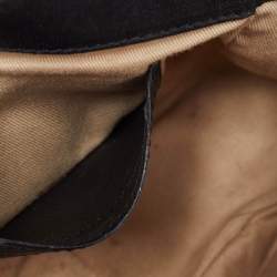 Pre Owned Chloe Black Leather Studded Mini Marcie Crossbody Bag