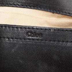 Pre Owned Chloe Black Leather Studded Mini Marcie Crossbody Bag