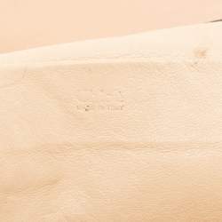 Chloe Peach Leather Medium Elsie Shoulder Bag