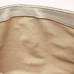 Chloe Two Tone Grey Leather Medium Aby Day Top Handle Bag