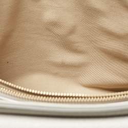Chloe Two Tone Grey Leather Medium Aby Day Top Handle Bag