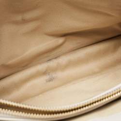 Chloe Two Tone Grey Leather Medium Aby Day Top Handle Bag