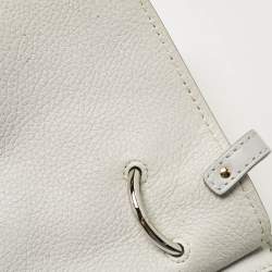 Chloe Two Tone Grey Leather Medium Aby Day Top Handle Bag
