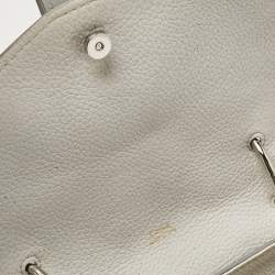 Chloe Two Tone Grey Leather Medium Aby Day Top Handle Bag