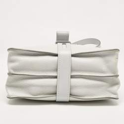 Chloe Two Tone Grey Leather Medium Aby Day Top Handle Bag
