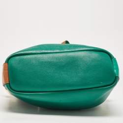 Chloe Green/Brown Leather Emma Shoulder Bag