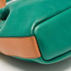 Chloe Green/Brown Leather Emma Shoulder Bag