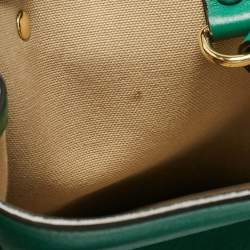 Chloe Green/Brown Leather Emma Shoulder Bag