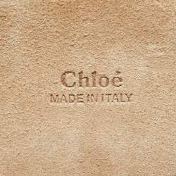 Pre Owned Chloe Brown Leather and Suede Faye Flap Shoulder Bag