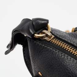 مملوكة مسبقًا حقيبة كتف كلوي مارسي متوسطة جلد أزرق