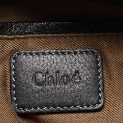 مملوكة مسبقًا حقيبة كتف كلوي مارسي متوسطة جلد أزرق