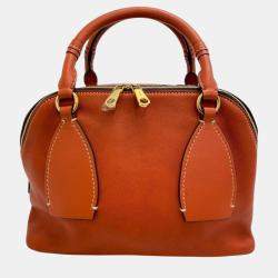Chloe Orange Dahlia Handbag