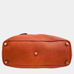 Chloe Orange Dahlia Handbag