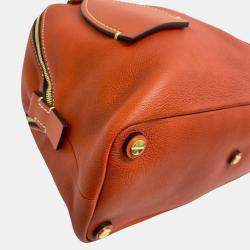 Chloe Orange Dahlia Handbag
