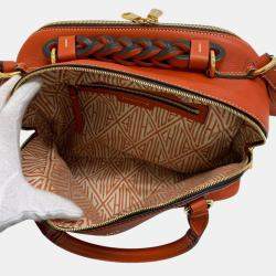 Chloe Orange Dahlia Handbag