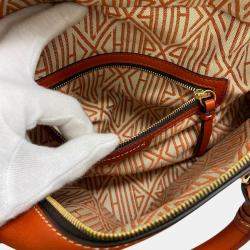 Chloe Orange Dahlia Handbag