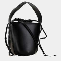 Chloe Black Leather Sense Bucket Bag