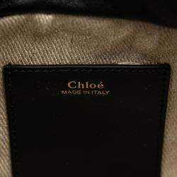 Chloe Black Leather Sense Bucket Bag