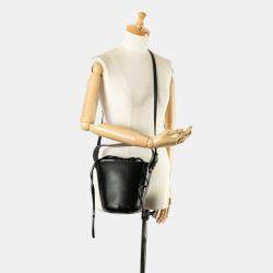 Chloe Black Leather Sense Bucket Bag