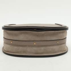 مملوكة مسبقًا حقيبة كتف كلوي سوار نيل صغيرة سويدي وجلد أصفر