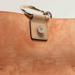 Pre Owned Chloe Beige Leather Small Faye Day Top Handle Bag
