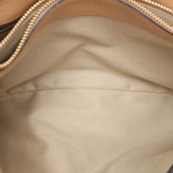 Pre Owned Chloe Beige Leather Small Faye Day Top Handle Bag