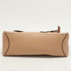 Pre Owned Chloe Beige Leather Small Faye Day Top Handle Bag