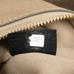 Pre Owned Chloe Black Leather Large Drew Top Handle Bag