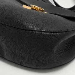 Pre Owned Chloe Black Leather Large Drew Top Handle Bag
