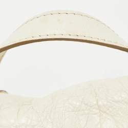 Chloe off White Leather Medium Paraty Shoulder Bag