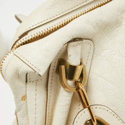 Chloe off White Leather Medium Paraty Shoulder Bag