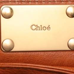 Pre Owned Chloe Brown Leather Medium Paddington Satchel