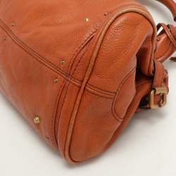 Pre Owned Chloe Brown Leather Medium Paddington Satchel