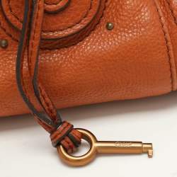 Pre Owned Chloe Brown Leather Medium Paddington Satchel