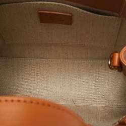 Pre Owned Chloe Brown Leather Small Woody Tote