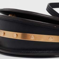 Chloe Black Leather Small Nile Bracelet Minaudiere Bag