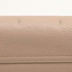 Pre Owned Chloe Beige Leather Small Drew Shoulder Bag