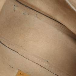 Pre Owned Chloe Beige Leather Small Drew Shoulder Bag